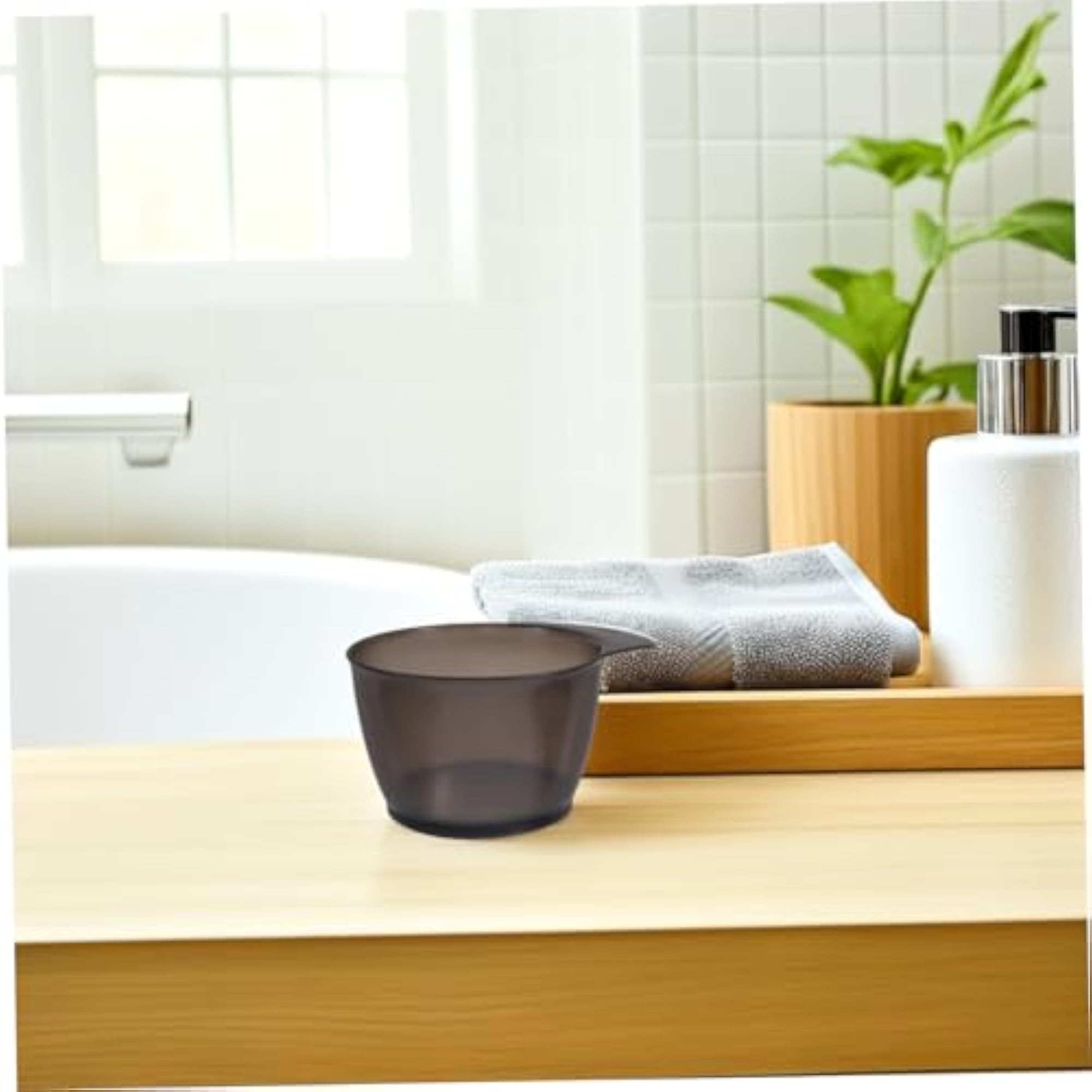 6pcs Stackable Plastic Hair Dye Mixing Bowls